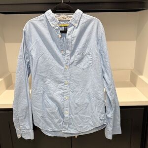 Prince & Fox Sky Blue Casual Button-Down Shirt